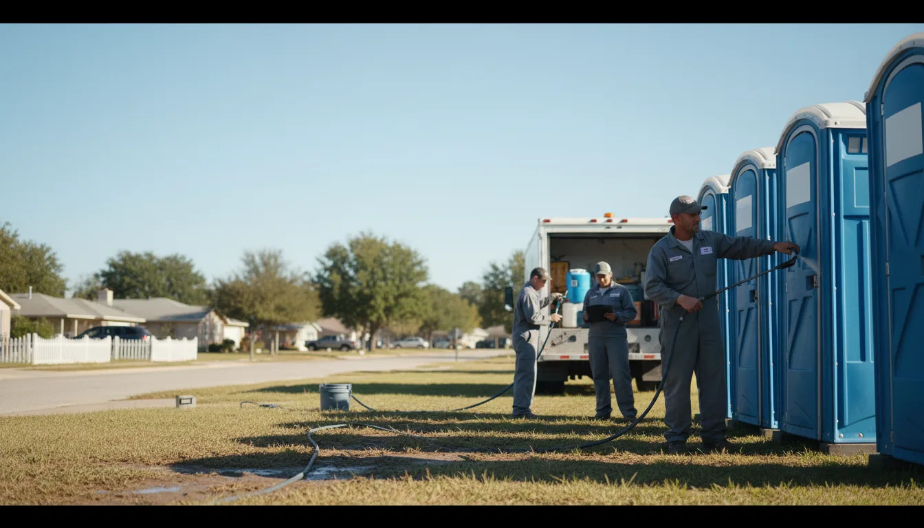 Long-Term Portable Toilet Rental in Deweyville, TX near me